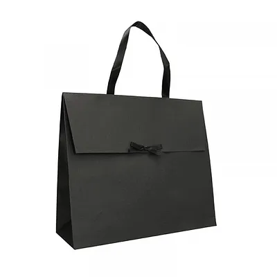 Premium quality paper pouch bag with bow